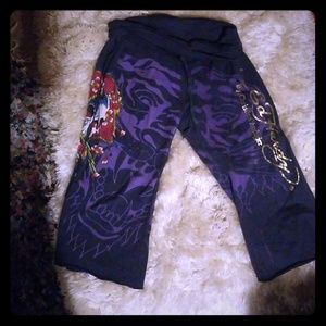 Purple Ed Hardy Sweatpants